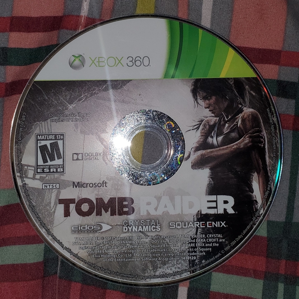 5 for $25 | Xbox 360 Tomb Raider Square Enix Crystal Dynamics Eidos - UNTESTED